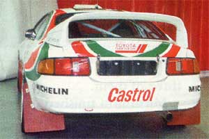 ST205 WRC rear view